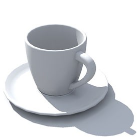Another Coffee Cup 3D Object | FREE Artlantis Objects Download